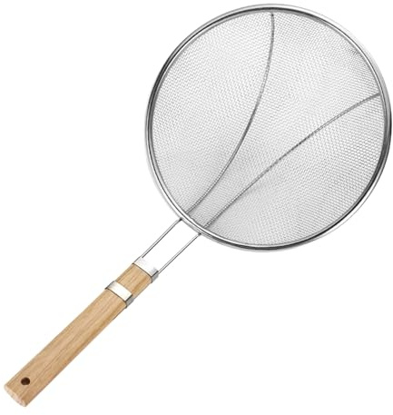 Cuchara de filtro de - Separador de de cocina, cuchara de espuma para freír profundamente | Cuchara de filtro de duradera para et, cuchara de red resistente al calor con mango de