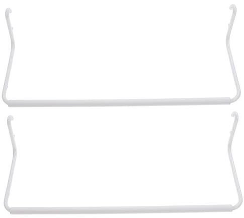 KOMBIUDA Porta Toallas de Papel Extensible Paquete de 2 Piezas para Tablero Perforado Acero Inoxidable Blanco Resistente a Deformaciones para Cocina y Sala