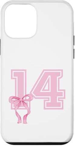 14° Compleanno Ragazza Coquette Fiocchi Rosa Quattordicesimo Anni Custodia per iPhone 12 mini
