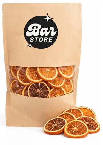 Fette di Arancia Essiccate - Guarnizione per Cocktail Mixology - 100% Naturale Senza Additivi - Artigianali Francia - Ideale per Spritz, Negroni, Old Fashioned, Gin Tonic - Barstore