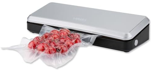 Vesta Precision Sigillatore Sottovuoto per Estendere la Freschezza degli Alimenti 1100W per Cucinare Sous Vide, modalità Cibo Secco e Umido | Modalità Sottovuoto Automatica e Manuale 36x13x7,6cm