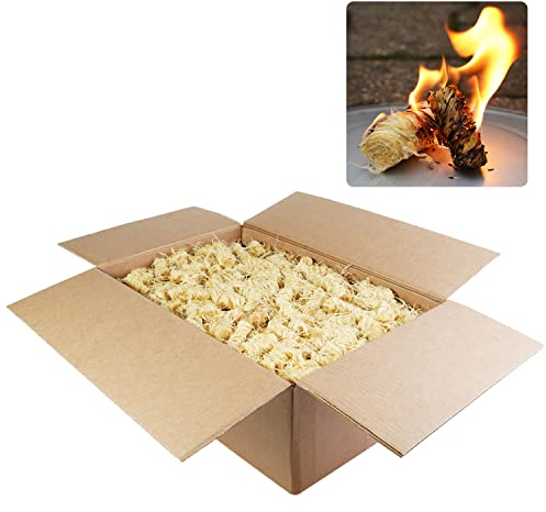 KOKA 10 kg di lana ecologica per accendifuoco per caminetto, per barbecue