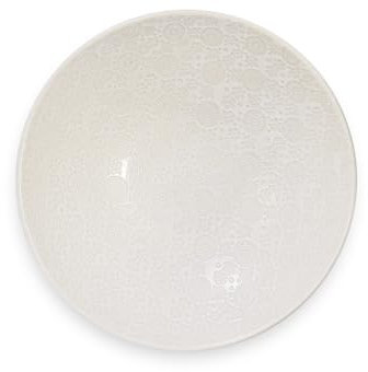 Médard de Noblat - White Japan - Assiette salade et pâtes 19 cm (lot de 6)