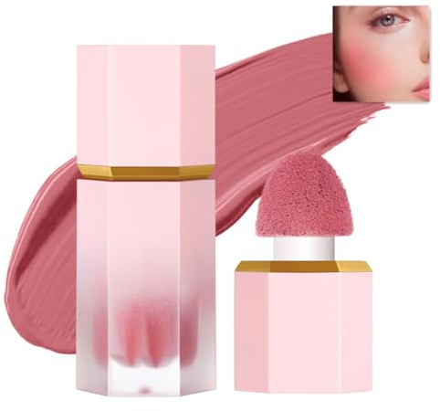 Beauty Searcher Gel per guance, crema di fard liquido, sensazione di leggerezza e traspirabilità, lunga durata, a prova di sbavature, aspetto naturale, trucco di fard per la pelle (#101 TORTA D'AMORE)