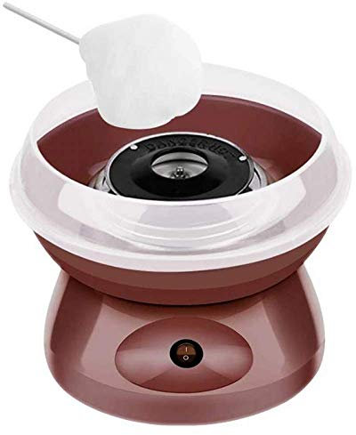 errorpot Macchina Zucchero Filato Acciaio e Alluminio Potenza 500W Design Vintage Anni 50 per Feste e Party Bambini 10 Bastoncini Inclusi (Colore Multiplo)