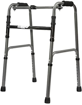 Gehhilfen für Senioren, faltbares Gehgestell, Gehhilfe für geriatrische ältere Menschen – verstellbare Höhe: 70–80 cm – Gehhilfe-Armlehne, verdicktes Stahlrohr, Krücke, Rollator, Gehhilfe, langlebige