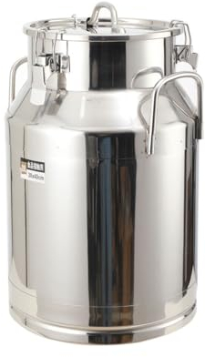 YILIKISS Caraffa per il trasporto da 28 l, in acciaio inox 201, in acciaio inox, per il trasporto del latte, per il vino, per liquori, olio da cucina, tè, latte e molto altro ancora