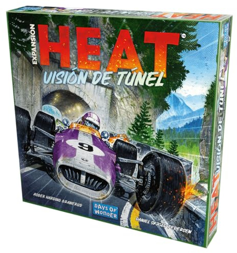 Days of Wonder Heat: Tunnelvision, Erweiterung, Gesellschaftsspiel, ab 10 Jahren, von 1 bis 7 Spielern, 30 bis 60 Minuten pro Spiel, Spanisch