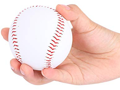 BuyWeek Palline da Baseball Palle da Baseball 2,8 Pollici, Pelle Bovina Professionale per Adolescenti Principianti