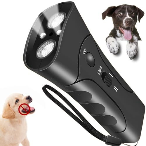 WEIMEIH Anti-Bell-Gerät für Hunde, Hunde-Bell-Abschreckung für Hunde, 3 Trainingsmodi, 6 m Reichweite, kein Verhalten im Innen- und Außenbereich, korrekt, sicher und effektiv für die meisten Hunde