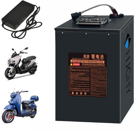HJGHY 60v,50Ah, Batería de Iones de Litio para Bicicleta eléctrica Plegable de 48 V, 52 V, 13 Ah, 15 Ah y 17,5 Ah. Batería de 48 voltios para Motor de Bicicleta de montaña.