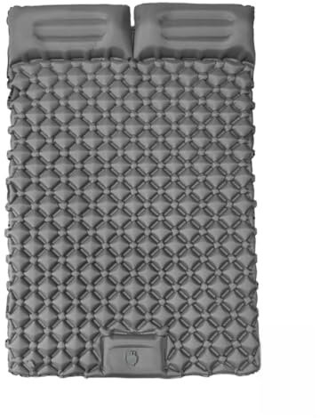 Matelas Pneumatique De Camping – Double Coussin Imperméable, Lit De Couchag | Coussin gonflable Portable, système de Support de repos extérieur robuste, Kit d'équipement de couchage de Compact, re