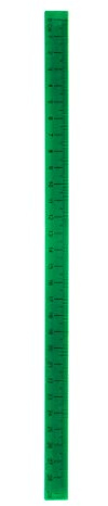 sourcing map Whiteboard Magnetisches Lineal 29cm Metrische Tafel Gerade Lineale Messwerkzeuge für Büro Klassenzimmer Grün