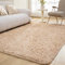 OMERAI - Alfombra de salón grande - Alfombra de dormitorio súper suave, lavable, antideslizante, piel sintética (beige, 120 x 180 cm)