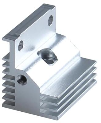Toaiot K1 Max Hotend HeatSink- 3D Printer Accessories- Aluminum Heat Series Extruder Hotend: Clone Fast Cooling Hot End Parts Siliver Radiator Fit Crealty K1 K1C Ceramic Print Head Heating Block Kit