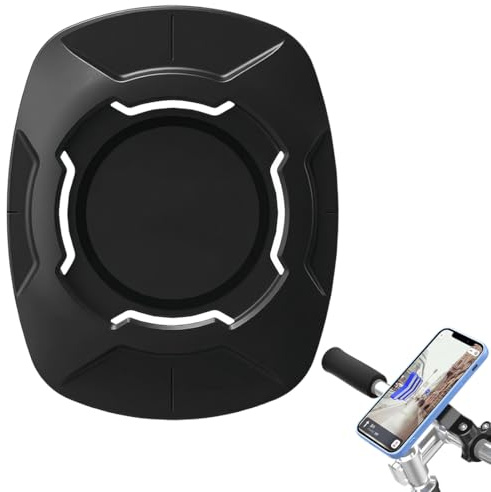YOFDAL Adaptateur universel compatible avec Quad Lock – pour Smartphone Moto Vélo Voiture et Accessoires Résistant et Sécurisé pour Coque Quad Lock(noir)