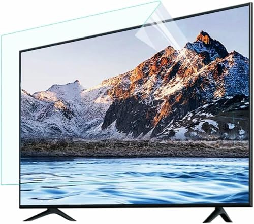 HOTAPEPU Pellicola Protettiva per Display LCD Antiriflesso da 32-75 Pollici, Anti Luce Blu, AntiGraffio, per Schermo TV, Allevia L'affaticamento degli Occhi per LCD, LED, OLED E QLED 4K HDTV~/