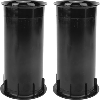 Ailgely 2 ST Högtalarskåp Portrör Hållbar ABS-basreflektion för scen- och Hemmahögtalare 88 Mm Diameter 160 Mm Längd