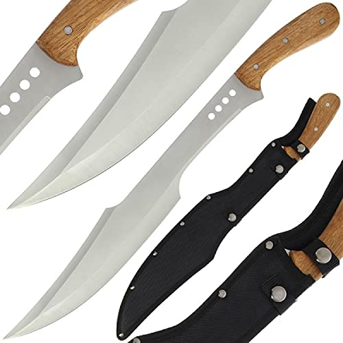 Zombie Machete mit Holzgriff in 22,8