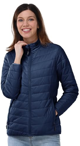 Outdoor Ventures Damen Steppjacke Packbare Leichte Warme Pufferjacke