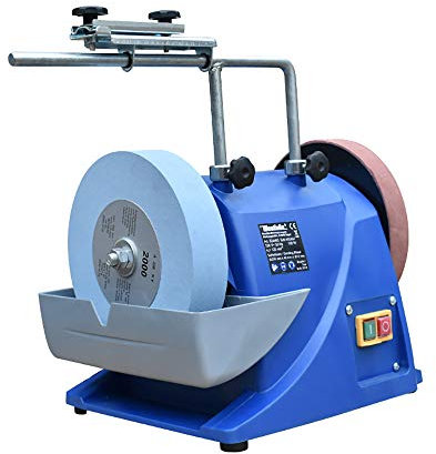 LeTkingok Affilacoltelli Multiuso Raffreddato Ad Acqua Da 8 Pollici, Lucidatrice Per Smerigliatrice Raffreddata Ad Acqua a Velocità Costante 220v (Only Machine)