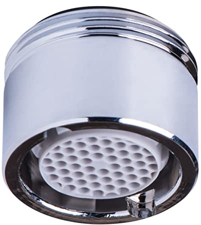 Cornat Strahlregler M20 x 1 AG – silber – Aus Messing | Wasserersparnis von bis zu 70 % – Mit Dichtung – Passend für handelsübliche Armaturen – Luftsprudler – Mischdüse