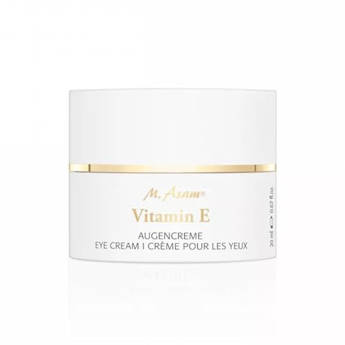 M. Asam VItamin E Augencreme (20ml) | Glättet die Augenpartie & lässt sie heller erscheinen durch Vitamin E