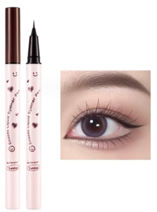 Flüssiger Eyeliner Langanhaltender Wasserfest hochpigmentierter Liner mit präziser Spitze(0,01 mm),Liquid Eyeliner Waterproof für Gesicht und Körper (schwarz)