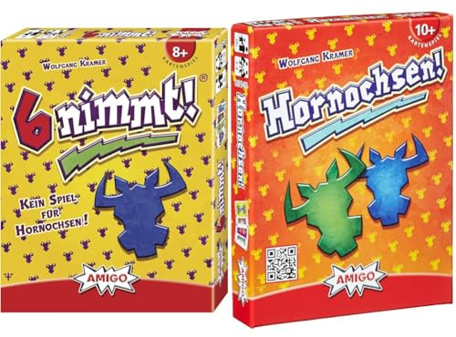 Amigo 4910-6 nimmt!, Kartenspiel Spiele 8940 - Hornochsen, 10 Jahre+