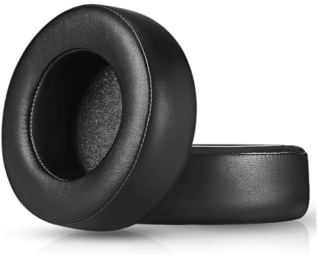 Virtuoso XT Ear Pads, Replacement Earpads for Corsair Virtuoso XT SE RGB Wireless XT SE Gaming Headset, Corsair Virtuoso Soft Memory Foam Protein Leather Ear Cups Cover Repair Part (Black)