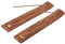 RDNKVB 2pcs Quemador de incienso de madera quemador de incienso hecho a mano con bandeja recolectora de cenizas perfecto para decoración del hogar meditación y yoga