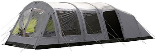 Skandika aufblasbares Zelt Timola 6 Air Sleeper Protect XL | Luftzelt für 6 Personen, Sleeper Technology, 4000 mm Wassersäule, 220 cm Stehhöhe, Canopy, Air Tent | Familienzelt, Outdoor, Camping