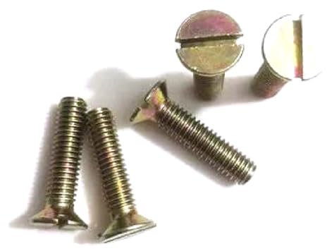20 Stück Schlitz-Senkkopfschrauben M5 One-Word-Flachkopfschrauben 6mm-30mm lang, 20 Stück, M5x20mm