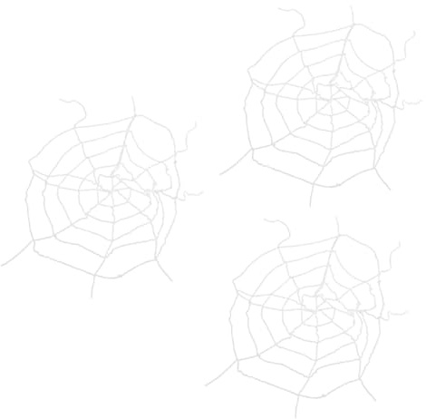 Cabilock 3 Piezas telaraña de Halloween aracnocuartel Red de araña para Halloween decoración de telaraña Realista decoración de Halloween Decorar telaraña Falsa telaraña de Peluche