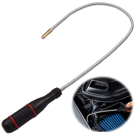 60CM Flexibler Magnetheber mit Starkem Magnet, Biegsamer Magnetstabgreifer, Flexibler Magnetheber Magnetstabgreifer, für Präzises Aufnehmen von Metallteilen, Werkzeug für Autoreparatur und Handwerk