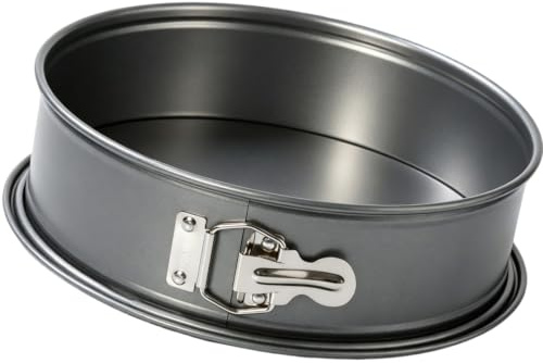 HQILRRA Springform 18cm rund,Kuchenform rund,Springform,Auslaufsichere,Antihaftbeschichtung,Für Geburtstagsfeiern, Hochzeiten,Käsekuchen, Mehrschichtige Torte(18cm X 20cm X 6.5cm)