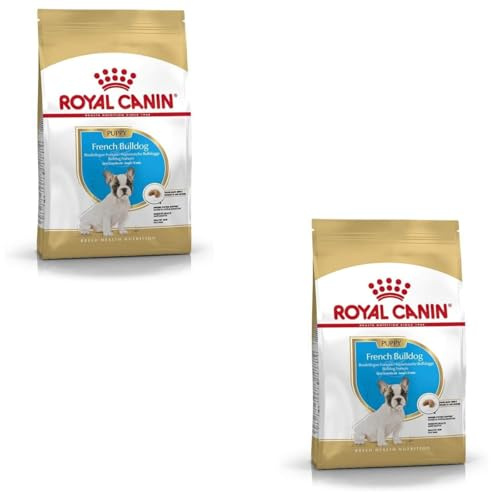 Royal Canin French Bulldog Puppy | Doppelpack | 2 x 1 kg | Trockenfutter für Französische Bulldoggen Welpen | Bis zum 12. Monat