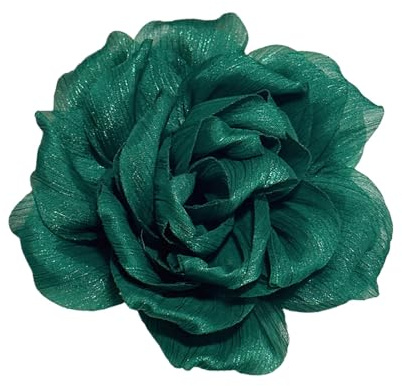150mm Broche Fleur Camélia Élégante – Épingle à Revers En Tissu Texturé, Accessoire De Mode Pour Femme Et Homme, Idéal Pour Mariage, Fête, Costume Et Robe, Cadeau Festif