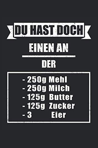 Du hast doch einen an der Waffel: Blanko Notizbch für Bäcker | 120 Seiten