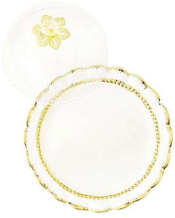 OQHAIR 1 Juego de Molde Alto para Pasteles, Platos Transparentes para Pasteles, Soporte para Queso, Soporte de plástico, Bandeja para Torre de Aperitivos, Soporte para Pasteles con Tapa,