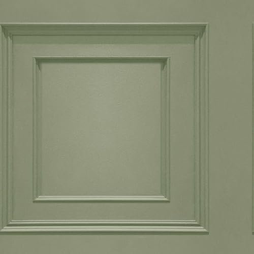 Belgravia Oliana 3D Panel Wallpaper – Modern Matte Finish for Living Room, Bedroom, Hallway – Luxury Sage Green