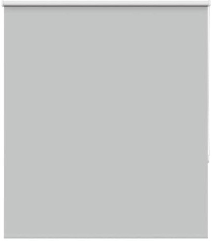 vidaXL Verdunkelungsrollo Hellgrau 130x130cm Stoffbreite 126,6cm, Rollo, Klemmfix, Thermorollo, Verdunklungsrollo, Klemmrollo, Fensterrollo