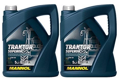 2x 5L MANNOL Traktor Superoil API CD/Universal-oel fuer aeltere Fahrzeuge