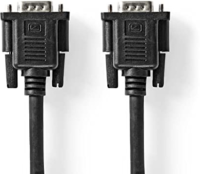 NEDIS Cable VGA Macho - VGA Hembra 2 MT Negro