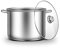 Ribelli Pentola ca. 20L – Utilizzabile Come bollitore per gulasch o zuppa – Pratico pentola da Cucina per Molti Piani Cottura, eccetto induzione