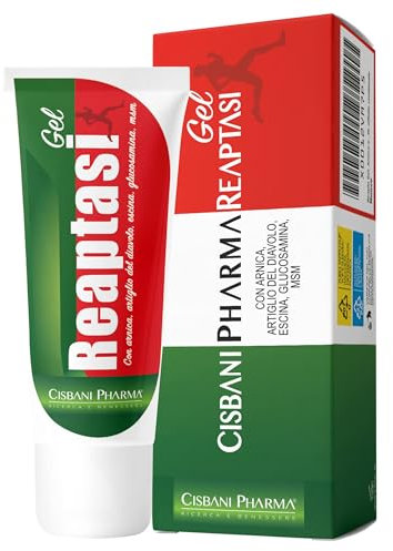 CISBANI PHARMA Reaptasi Arnica Gel e Artiglio del Diavolo Forte - Crema Lenitiva effetto combinato più Concentrata con Escina, Glucosammina ed MSM