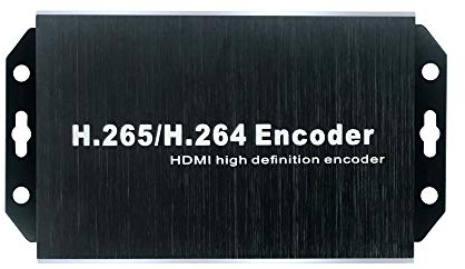 EXVIST H.265 1080P 60FPS PoE HDMI Video Encoder w/HDMI I/O, Audio I/O, Unterstützt HLS RTMP RTSP SRT UDP, Compatible with ONV/HK, für IPTV Live Streaming zu YouTube Facebook Vimeo usw.