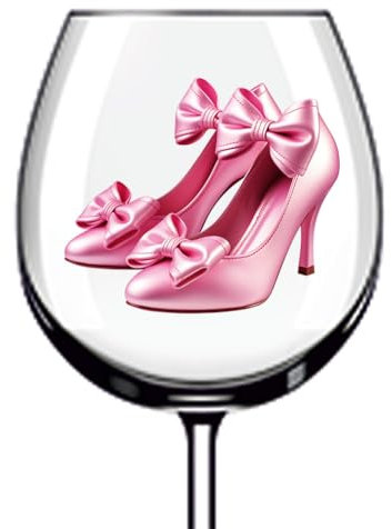 12x Pink Shoes Tumbler Wine Glass Bottle Vinyl Sticker Decals m845