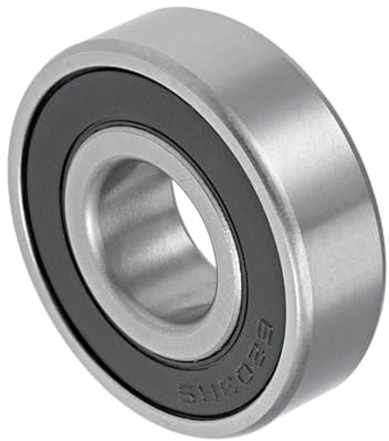 Kozelo 1 Stück 6203-16-2RS Kugellager - [16x40x12mm] Chromstahl Doppelt abgedichtete Rillenkugellager für Maschinenanwendungen Industrielle Ausrüstung