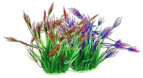 HAPINARY Künstliche Wasserpflanzen Für Aquarium Dekoration Tpc Material Unterwasser Grün Gras Ornament Für Aquarienanlage Zubehör
